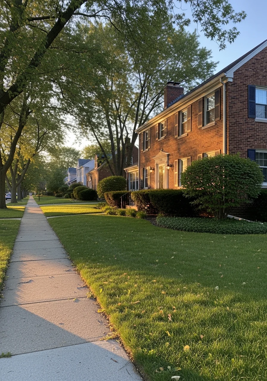 Elgin residential home with period architecture and established landscaping typical of the neighborhood.